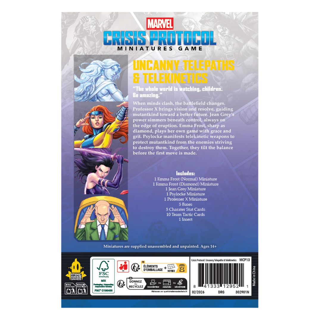 Marvel: Crisis Protocol: Uncanny Telepaths & Telekinetics