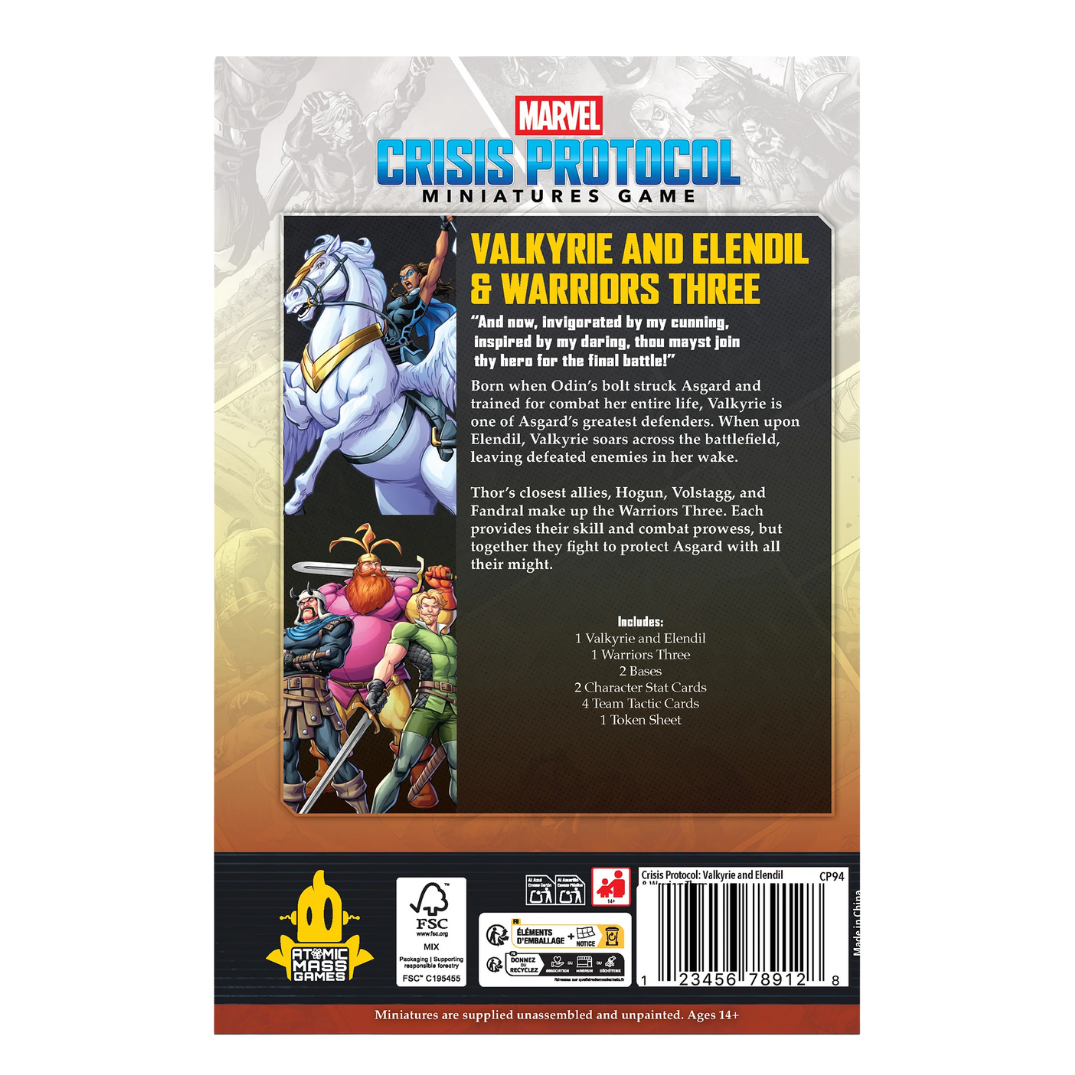 Marvel: Crisis Protocol: Valkyrie on Elendil & Warrior Three