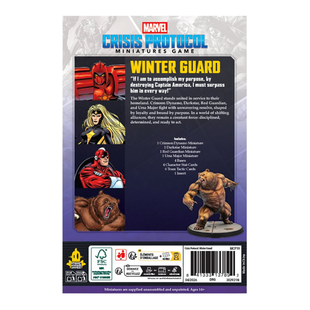 Marvel: Crisis Protocol: Winter Guard - Affiliation Pack