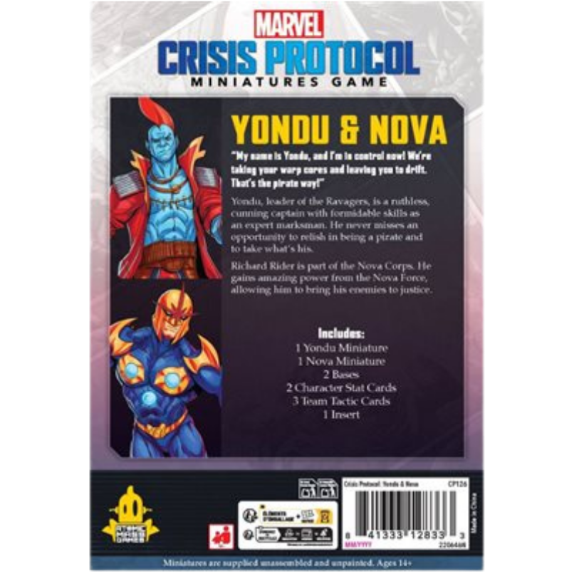 Marvel: Crisis Protocol: Yondu & Nova - Character Pack