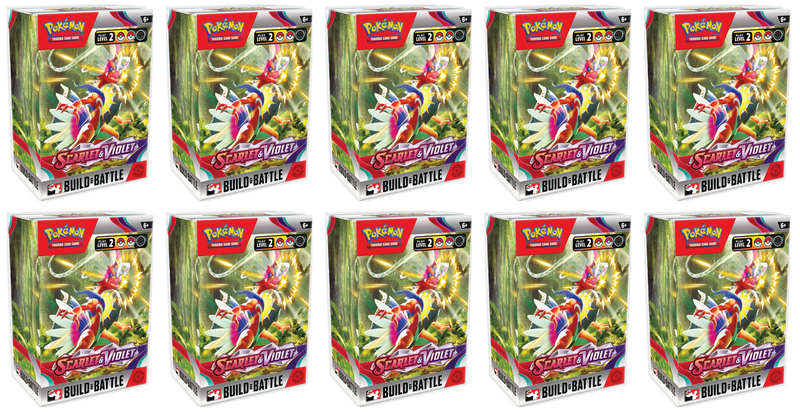 Scarlet & Violet - Build & Battle Box Display